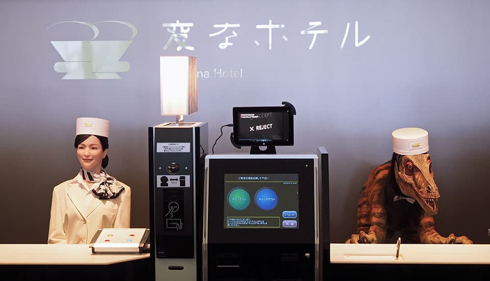 The robot hotel in Japan